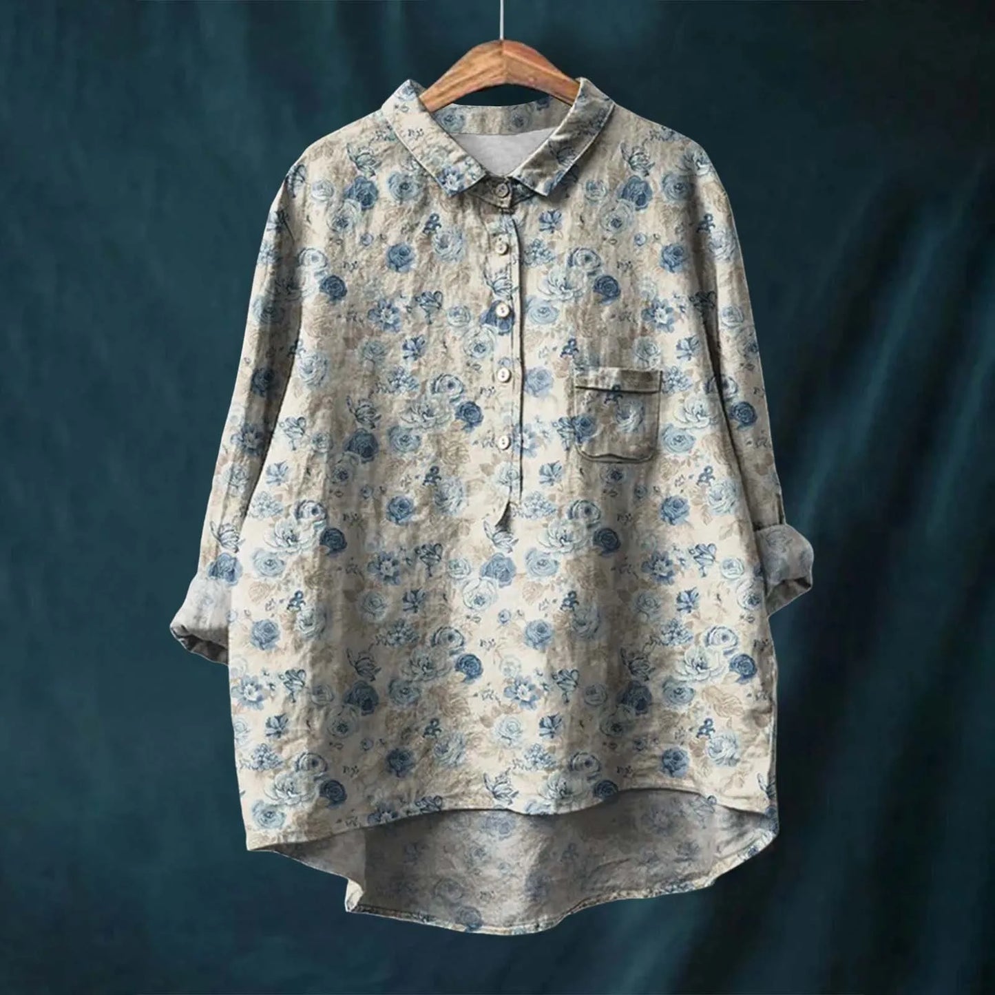 Liesa | Elegant Blomsterblus för Kvinna