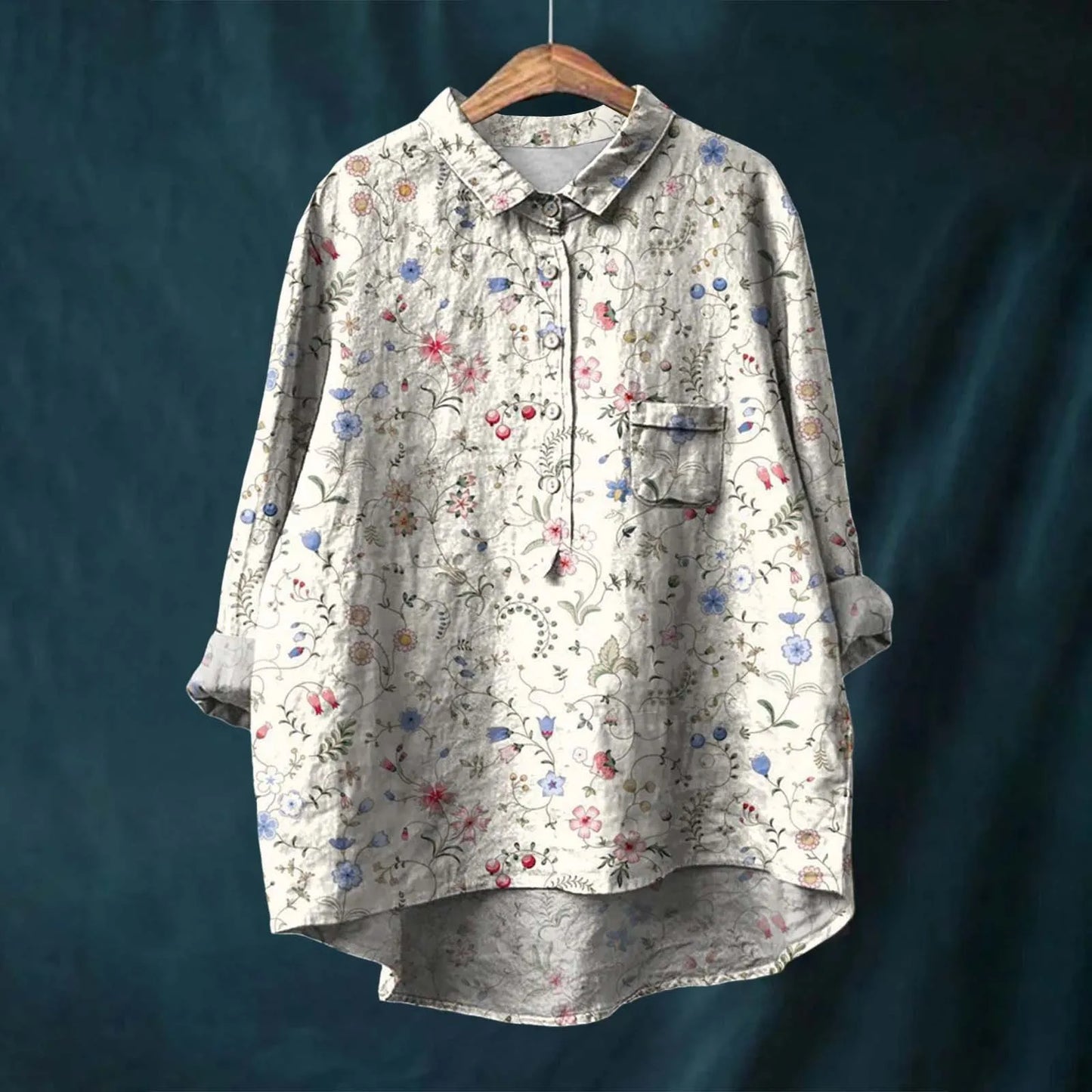 Liesa | Elegant Blomsterblus för Kvinna