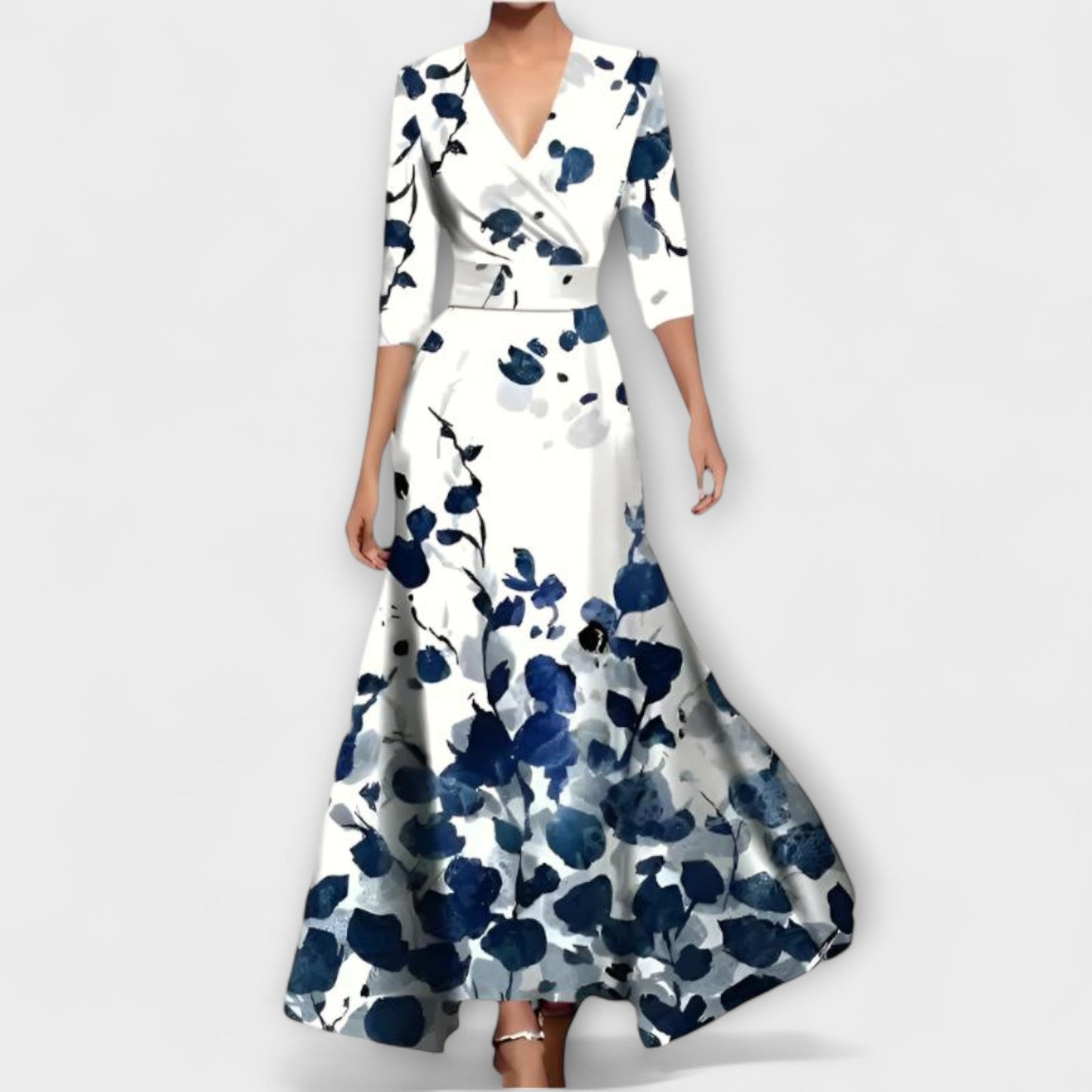 Alma – Elegant damklänning med ärmdesign