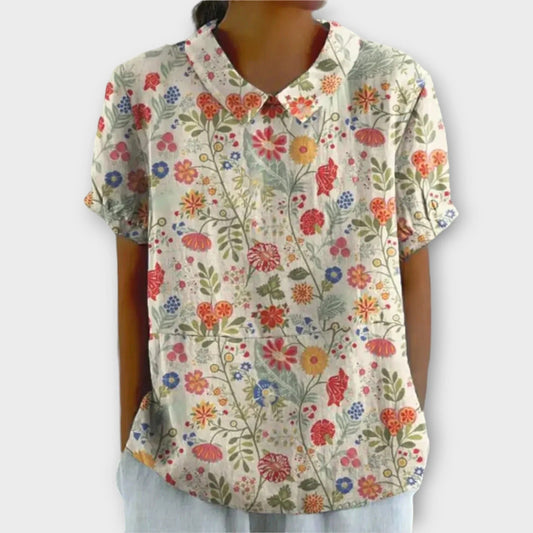 Charlotte | Blommig Blus